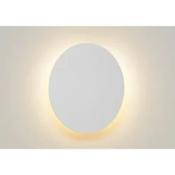 Lucide EKLYPS LED - Wandlamp - Ø 25 cm - LED - 1x9W 3000K - Wit Lucide