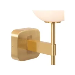 Lucide ELDA Wandlamp Badk.-Mat Go.-1xG9-33W-IP44-Metaal