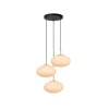 Lucide ELYSEE Hanglamp-Opaal-Ø55-3xE27-40W-Glas