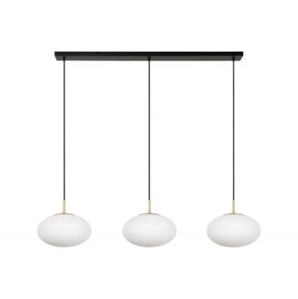 Lucide ELYSEE Hanglamp-Opaal-3xE27-40W-Glas