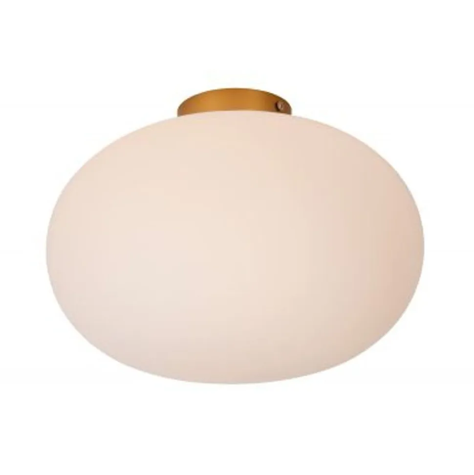 Lucide ELYSEE Plafonnière-Opaal-Ø38-1xE27-40W-Glas