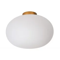 Lucide ELYSEE Plafonnière-Opaal-Ø38-1xE27-40W-Glas