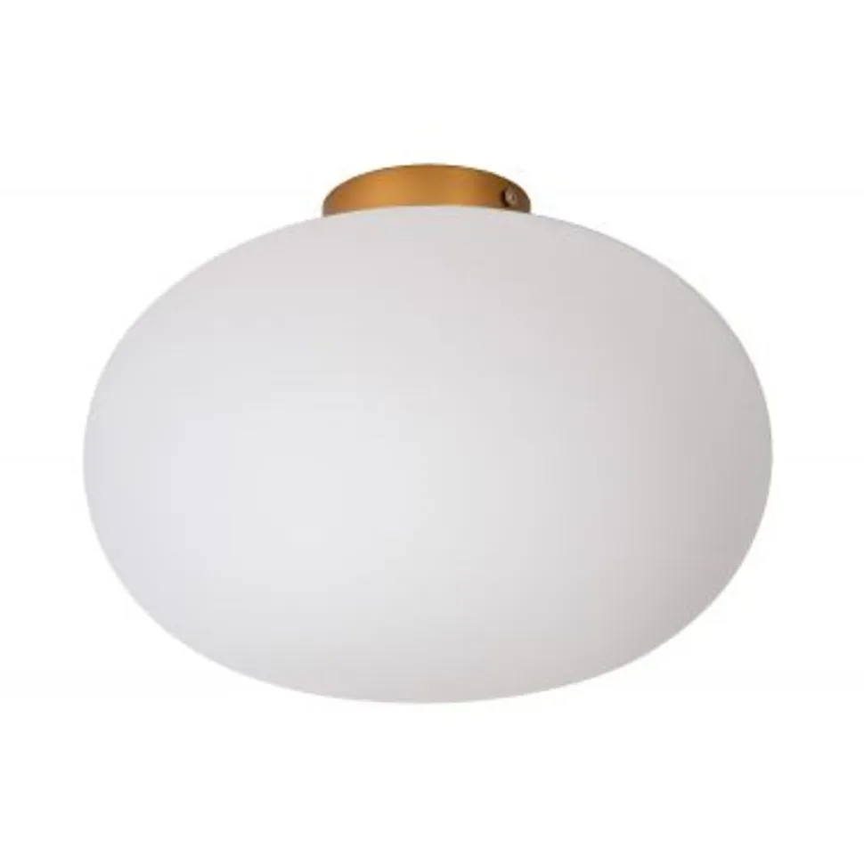 Lucide ELYSEE Plafonnière-Opaal-Ø38-1xE27-40W-Glas