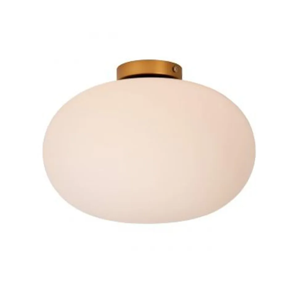 Lucide ELYSEE Plafonnière-Opaal-Ø38-1xE27-40W-Glas