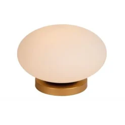 Lucide ELYSEE Tafellamp-Opaal-Ø30-1xE27-40W-Glas