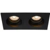 Lucide EMBED - Inbouwspot - 2xGU10 - Zwart Lucide