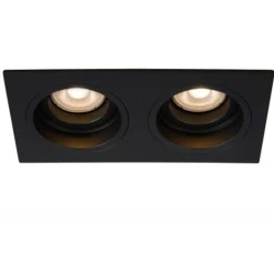 Lucide EMBED - Inbouwspot - 2xGU10 - Zwart Lucide