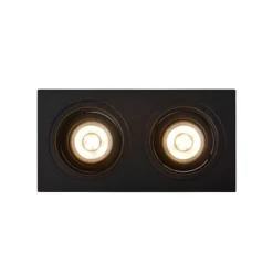 Lucide EMBED - Inbouwspot - 2xGU10 - Zwart Lucide