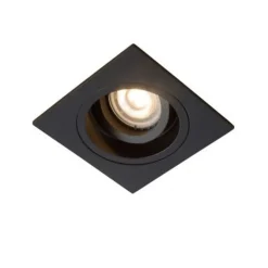 Lucide EMBED - Inbouwspot - 1xGU10 - Zwart Lucide