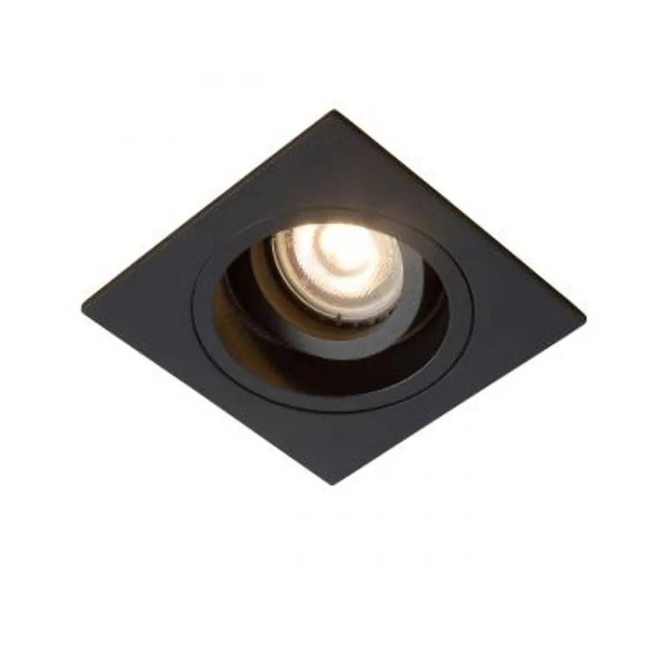 Lucide EMBED - Inbouwspot - 1xGU10 - Zwart Lucide