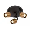 Lucide EMILE - Plafondspot - Ø 23 cm - 3xGU10 - Mat Goud / Messing