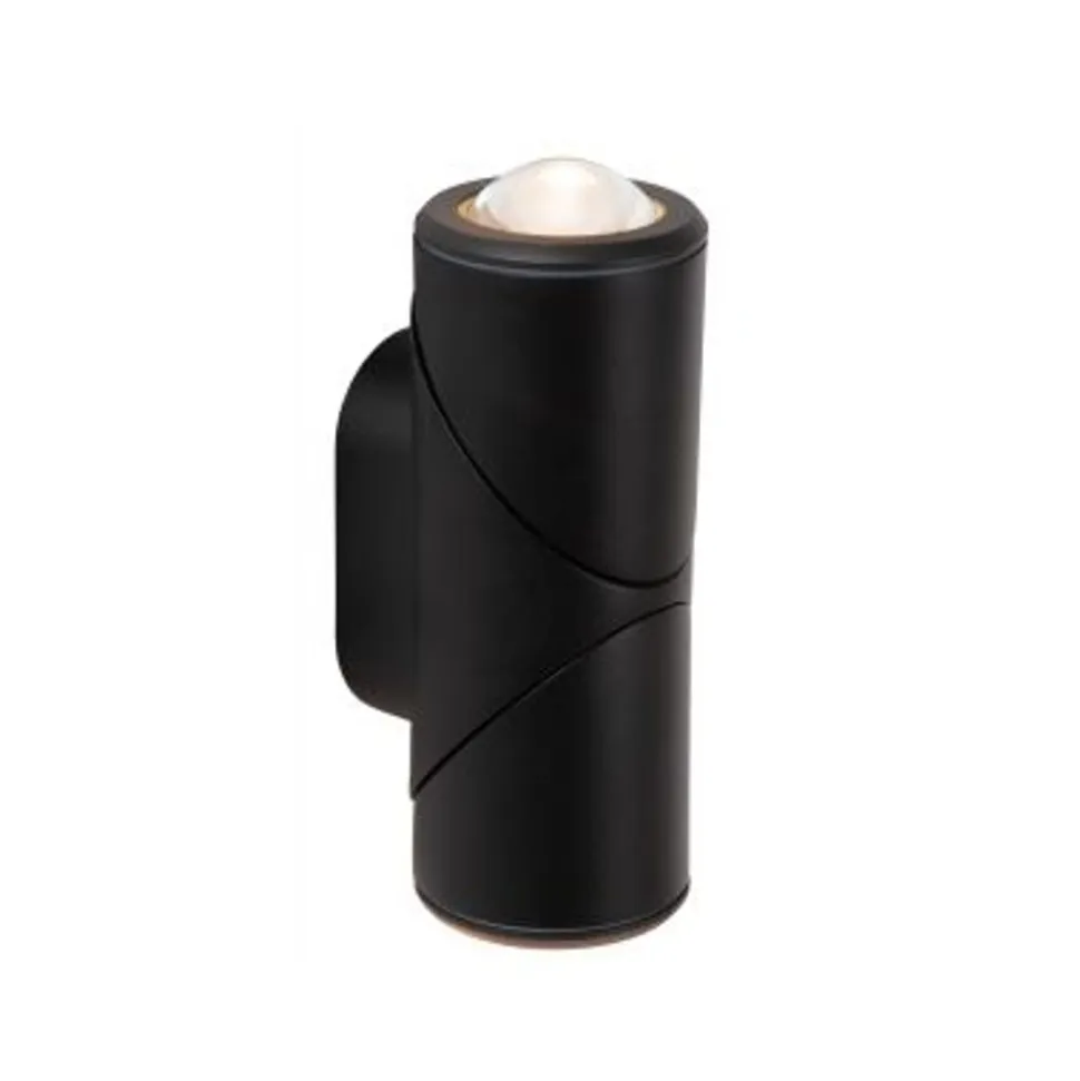 Lucide ERIN Wandspot Buiten-Zwart-LED-5W-2700K-IP65