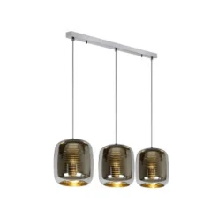 Lucide ERYN - Hanglamp - 3xE27 - Chroom