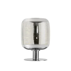 Lucide ERYN - Tafellamp - Ø 20 cm - 1xE27 - Chroom Lucide