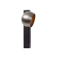Lucide ESFERA Wandlamp-Grijs .-LED Dimb.-9W2700K-Alumin.