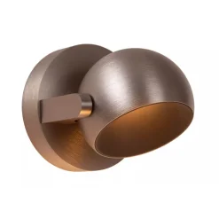 Lucide ESFERA Wandspot-Grijs .-Ø11,2-LED Dimb.-9W2700K