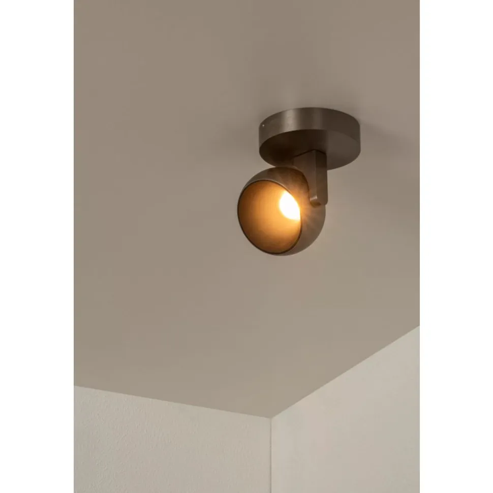 Lucide ESFERA Wandspot-Grijs .-Ø11,2-LED Dimb.-9W2700K