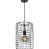 Lucide ESMEE - Hanglamp - Ø 26 cm - 1xE27 - Zwart Lucide