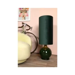 Lucide ESTERAD Vloerlamp-Groen-Ø34-1xE27-60W-Glas