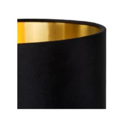 Lucide ESTERAD Vloerlamp-Zwart-Ø34-1xE27-60W-Glas