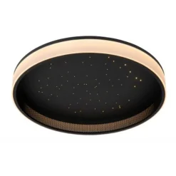 Lucide ESTREJA Plafonnière-Zwart-Ø40-LED Dimb.-40W