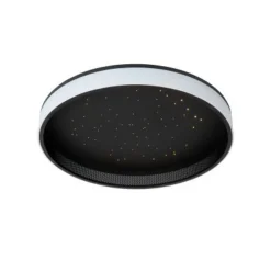 Lucide ESTREJA Plafonnière-Zwart-Ø40-LED Dimb.-40W