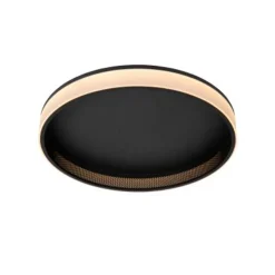 Lucide ESTREJA Plafonnière-Zwart-Ø40-LED Dimb.-40W