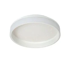 Lucide ESTREJA Plafonnière-Wit-Ø40-LED Dimb.-40W