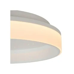 Lucide ESTREJA Plafonnière-Wit-Ø40-LED Dimb.-40W