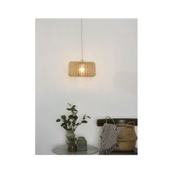 Lucide ETTA - Hanglamp - Ø 29 cm - 1xE27 - Licht hout