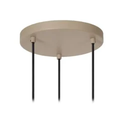 Lucide EVORA Hanglamp-Taupe-Ø25-3xGU10-35W-Metaal