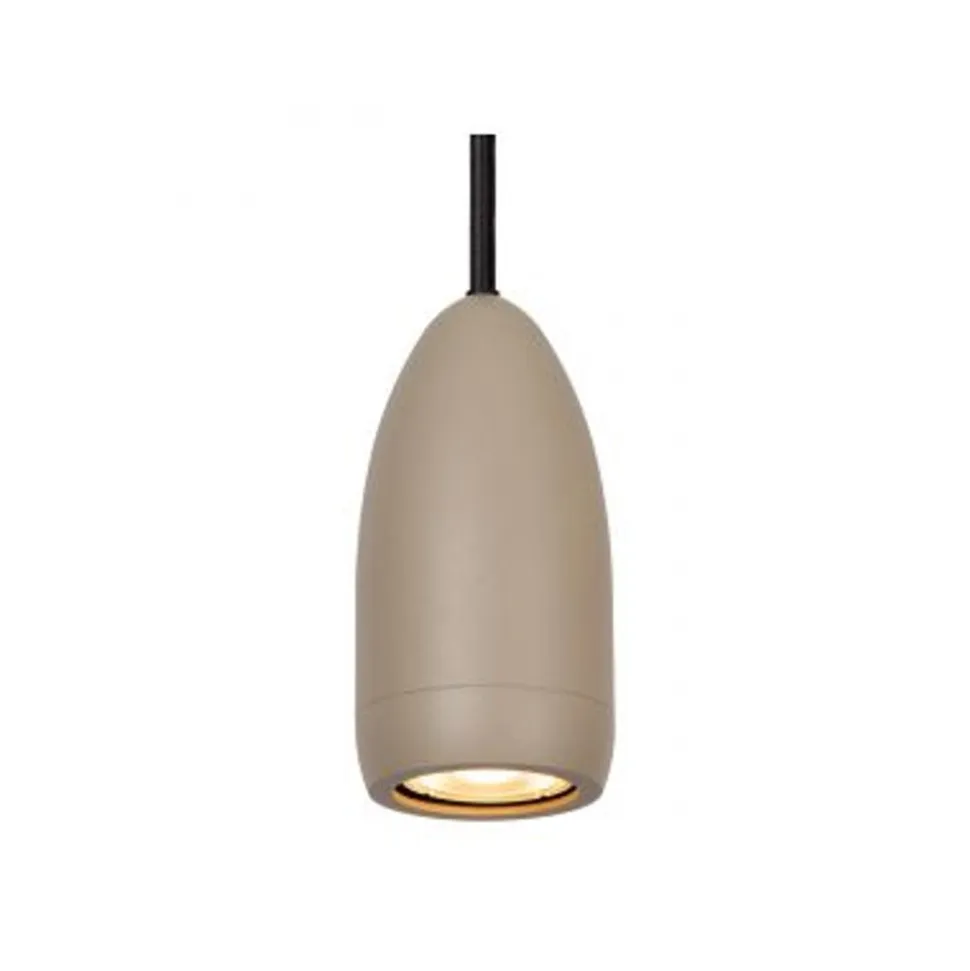 Lucide EVORA Hanglamp-Taupe-Ø10-1xGU10-35W-Metaal