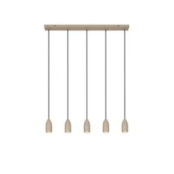 Lucide EVORA Hanglamp-Taupe-Ø10-5xGU10-35W-Metaal