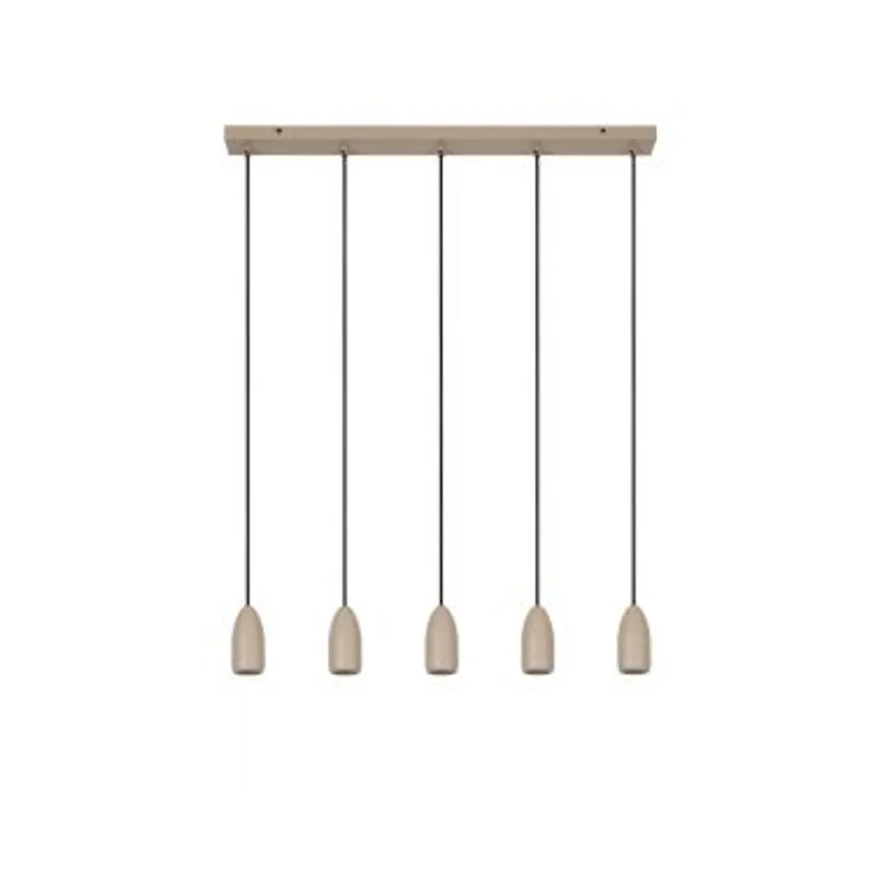 Lucide EVORA Hanglamp-Taupe-Ø10-5xGU10-35W-Metaal