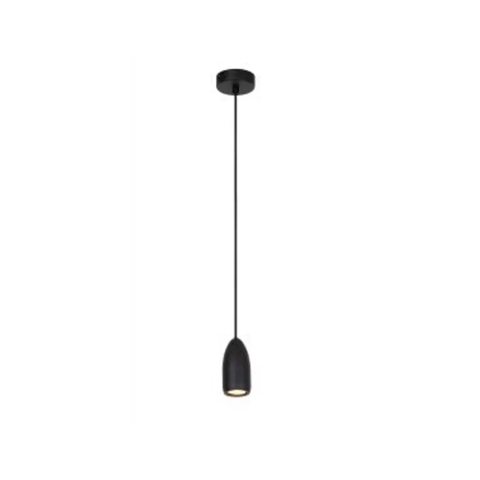 Lucide EVORA Hanglamp-Zwart-Ø10-1xGU10-35W-Metaal