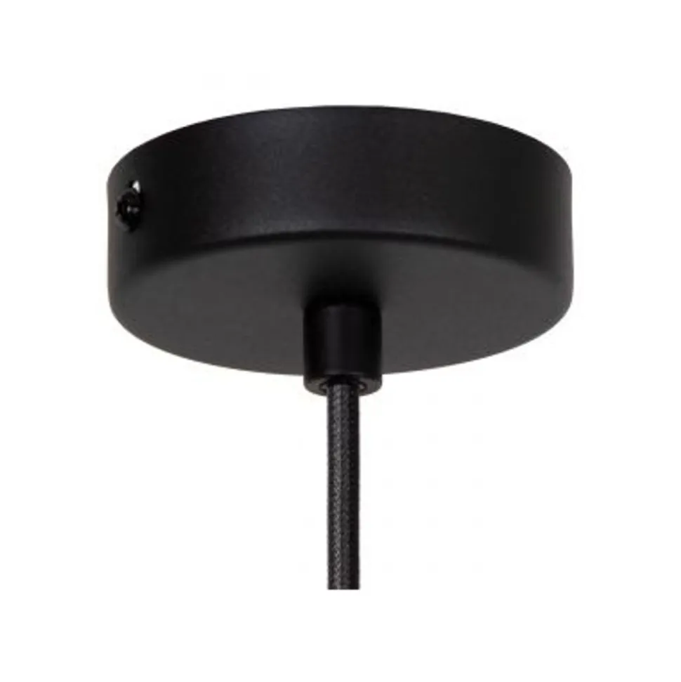 Lucide EVORA Hanglamp-Zwart-Ø10-1xGU10-35W-Metaal