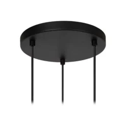 Lucide EVORA Hanglamp-Zwart-Ø25-3xGU10-35W-Metaal
