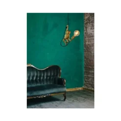 Lucide EXTRAVAGANZA CHIMP - Hanglamp - Ø 18 cm - 1xE27 - Zwart