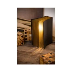 Lucide EXTRAVAGANZA LIVRET - Tafellamp - 1xE14 - Zwart