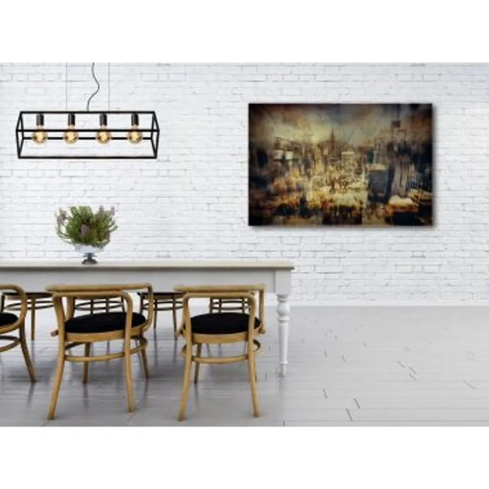 Lucide FABIAN - Hanglamp - 4xE27 - Zwart Lucide