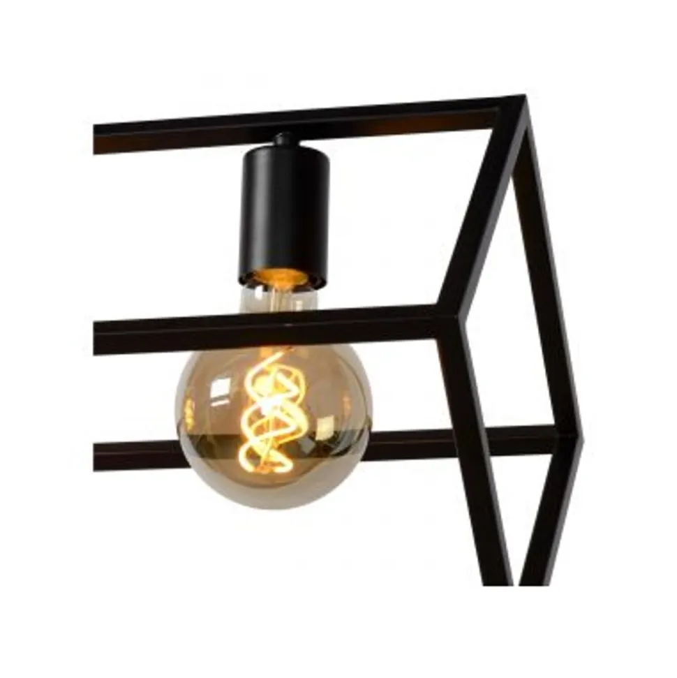 Lucide FABIAN - Hanglamp - 4xE27 - Zwart Lucide