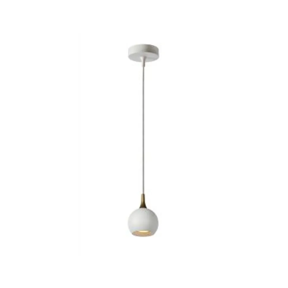 Lucide FAVORI - Hanglamp - Ø 9 cm - 1xGU10 - Wit
