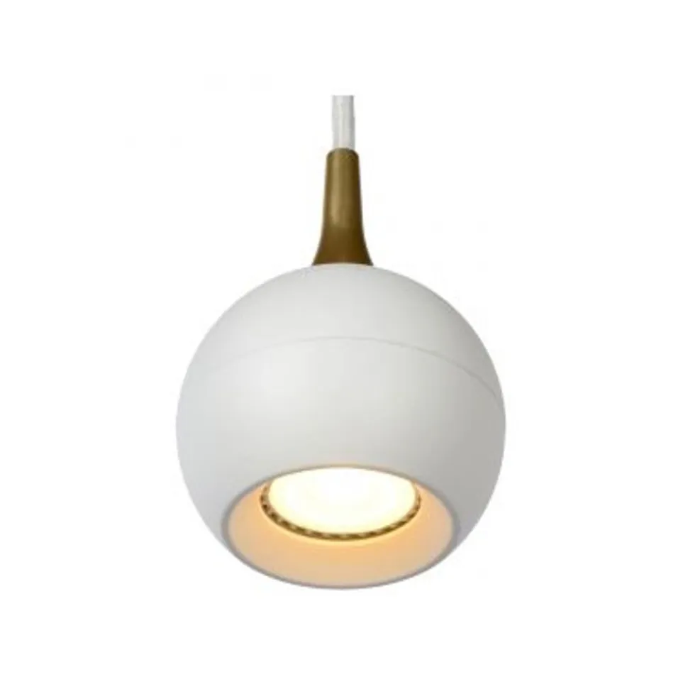 Lucide FAVORI - Hanglamp - Ø 9 cm - 1xGU10 - Wit