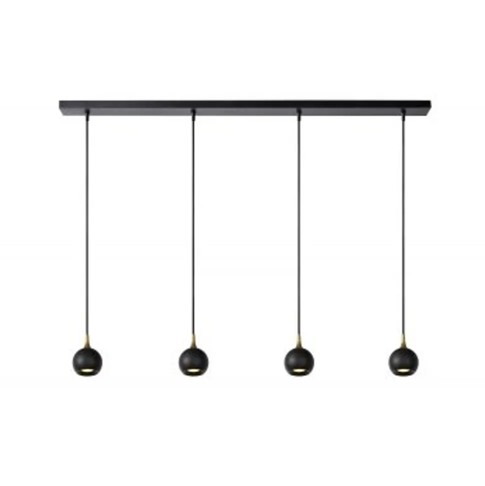 Lucide FAVORI - Hanglamp - 4xGU10 - Zwart