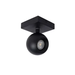 Lucide FAVORI - Plafondspot - 1xGU10 - Zwart