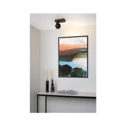 Lucide FAVORI - Plafondspot - 1xGU10 - Zwart