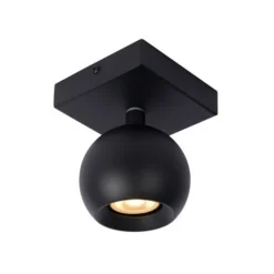 Lucide FAVORI - Plafondspot - 1xGU10 - Zwart