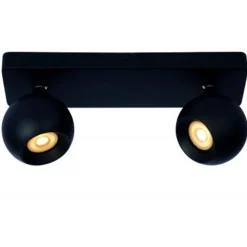 Lucide FAVORI - Plafondspot - 2xGU10 - Zwart