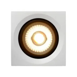 Lucide FEDLER Plafondspot Dim-to-warm GU10 Vierkant Wit