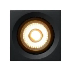 Lucide FEDLER Plafondspot Dim-to-warm GU10 Vierkant Zwa